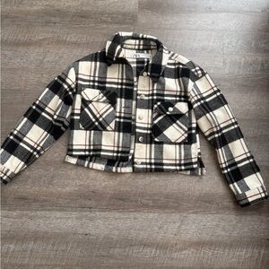 Zara flannel shacket